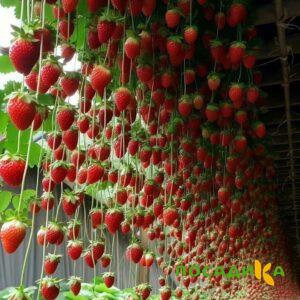 Клубника ампельная Анастасия купить по цене от 370р. в интернет-магазине «Посадика» с доставкой почтой в в Ростове и по всей России – [изображение №1].